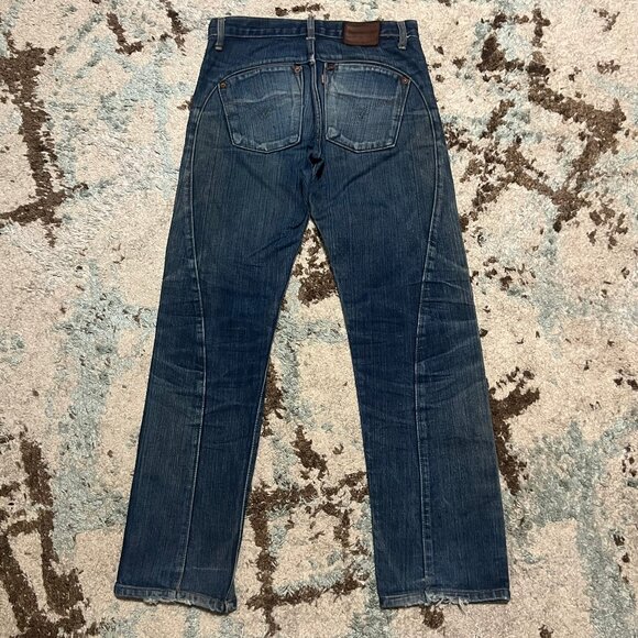 Levis Vintage Clothing 501 Big E Redline Selvedge Jeans 29x30 Big Buffalo LVC